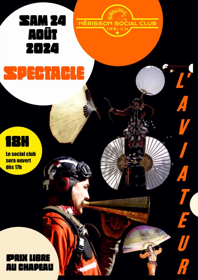 Jonglerie sur échasses ! L’Aviateur !!!