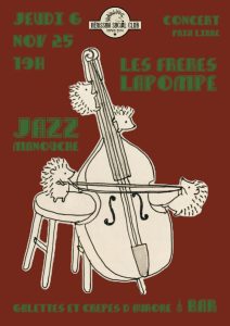 concert jazz manouche ! Les Frères Lapompe !
