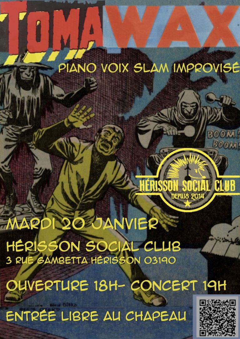 Soirée TomaWax (piano voix slam impro)