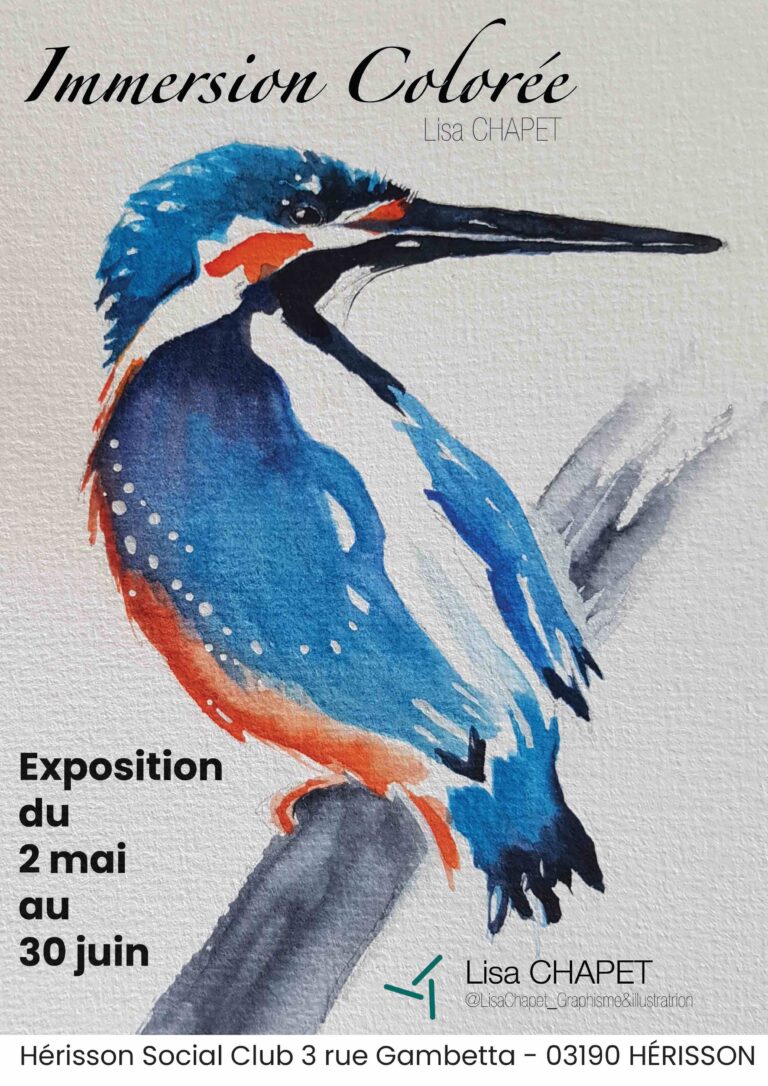 expo aquarelle – Lisa Chapet