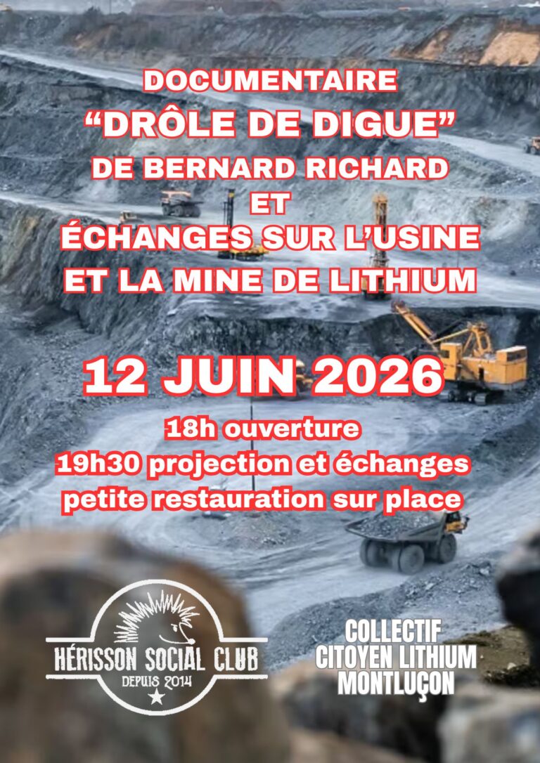 documentaire + usine de lithium