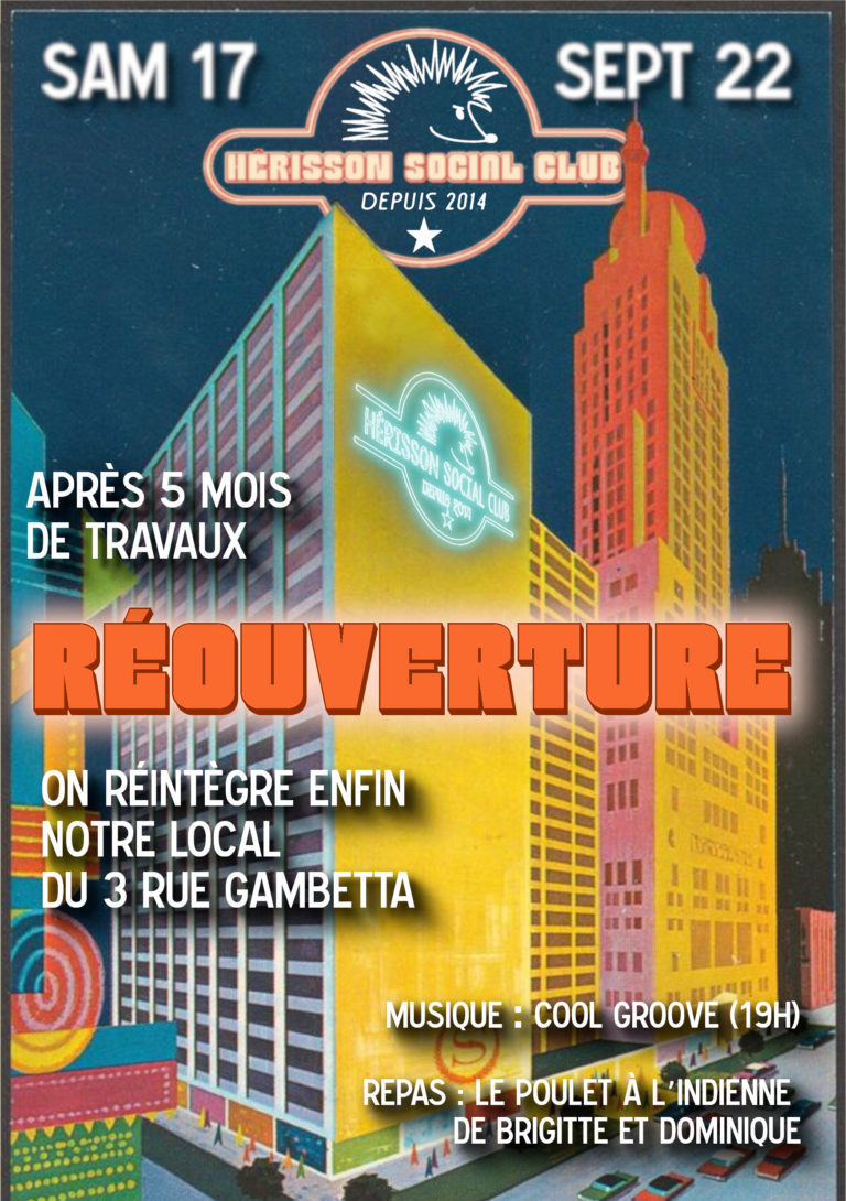 La réouverture !!!!!!!!! La fête !!!